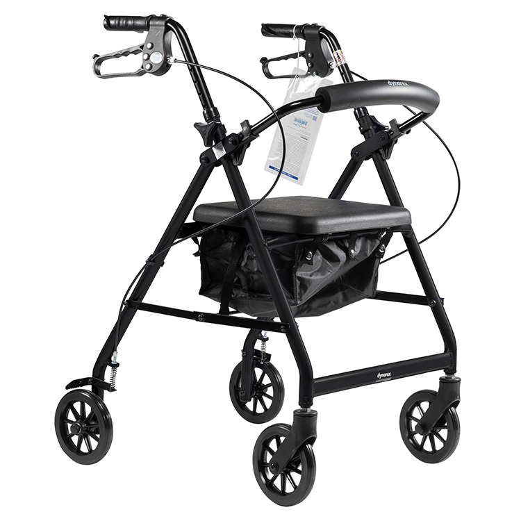 Dynarex DynaGo Quad 6 – Aluminum Rollator
