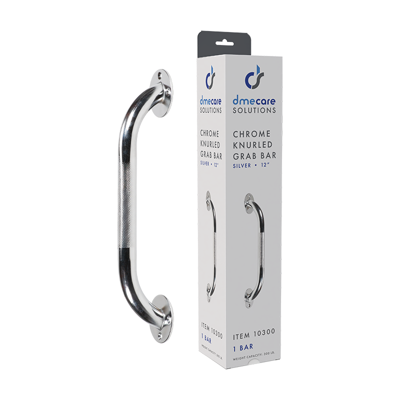 Dynarex Chrome Knurled Grab Bar