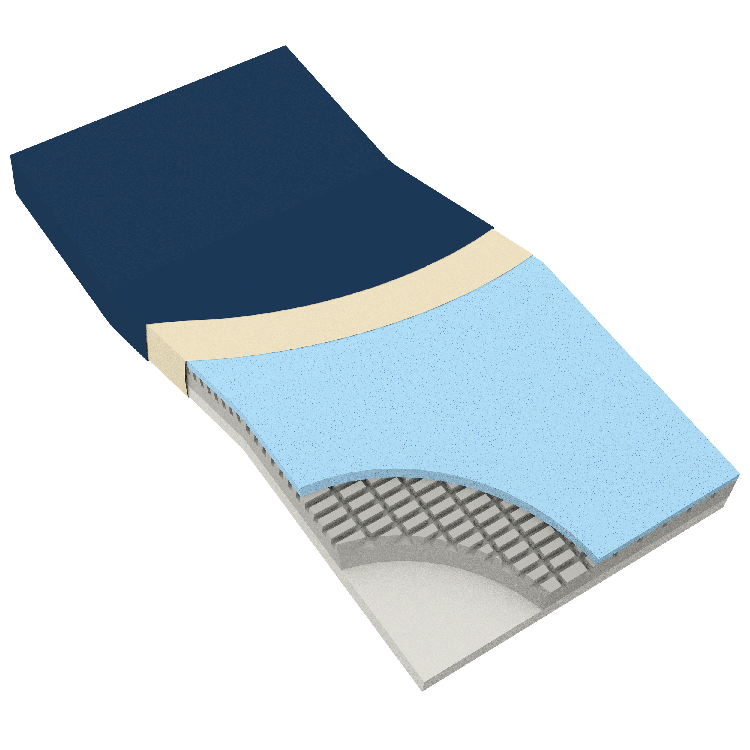 Dynarex DynaRest Premium Visco-Gel Infused Foam Mattress