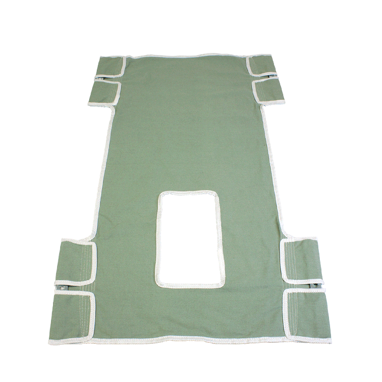 Dynarex Standard Seat/Back Sling w/ Commode Opening – Canvas