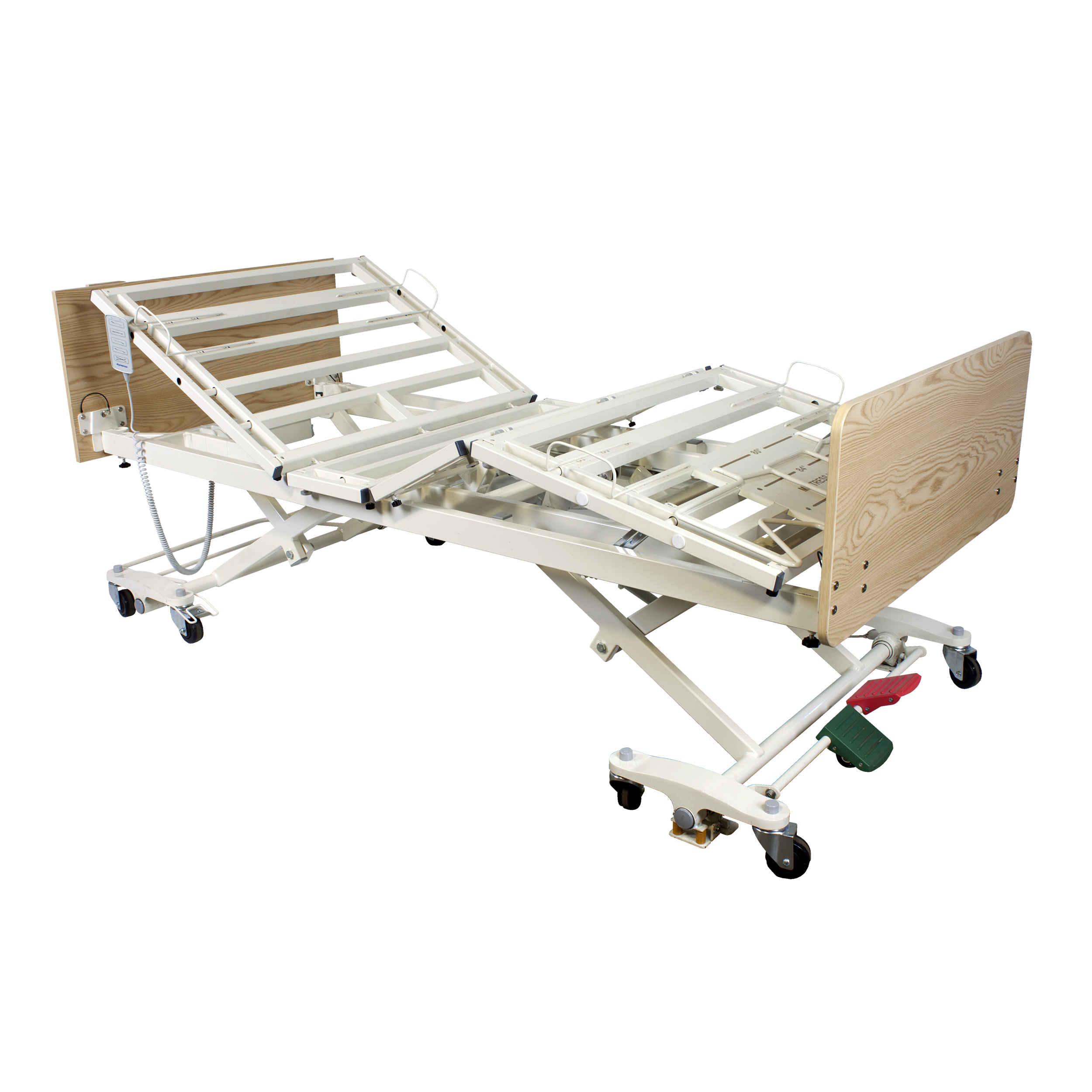 Dynarex DB300 Bariatric LTC 5 Function Low Bed