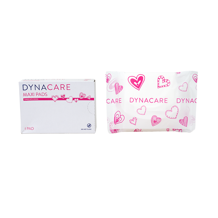 Dynarex Maxi Pads Super w/Wings