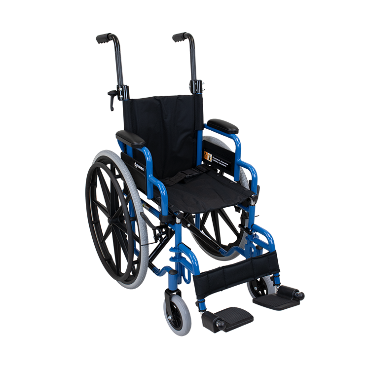 Dynarex DynaRide Pediatric 12″ Wheelchair w/ Foot Rest
