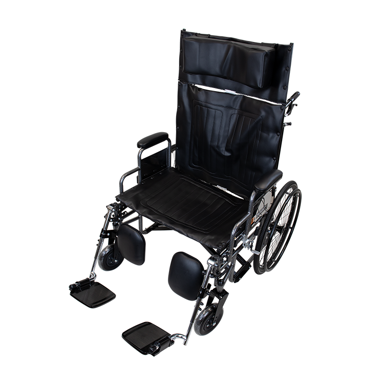 Dynarex Bariatric Reclining Wheelchair w/ ELR 24″