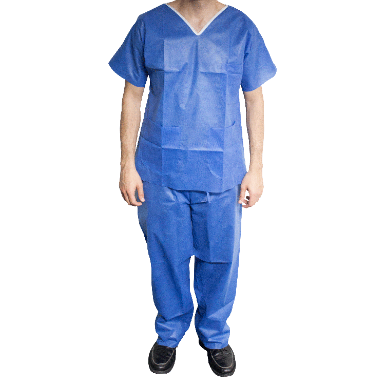 Dynarex Disposable Scrub Shirt, V-Neck