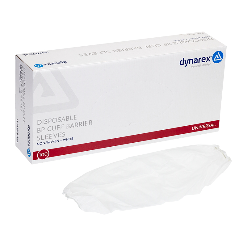 Dynarex BP Cuff Barrier Sleeve – Non-Woven