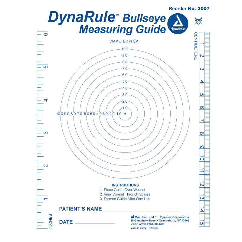 Dynarex DynaRule Bullseye Measuring Guide
