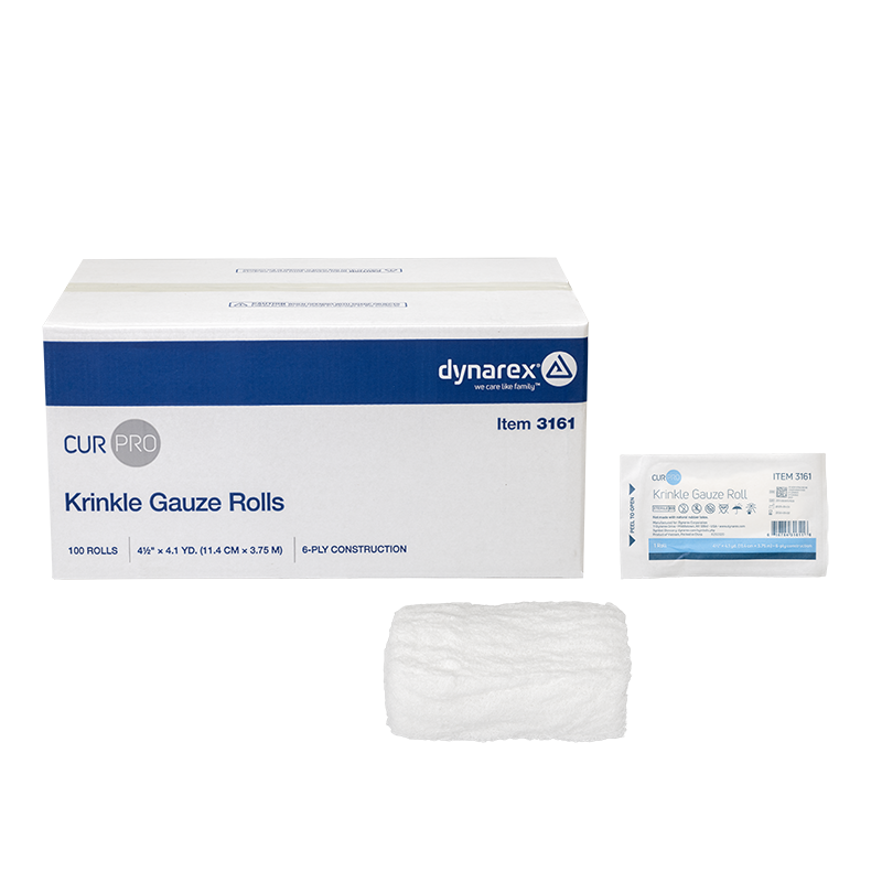 Dynarex Krinkle Gauze Roll – Sterile