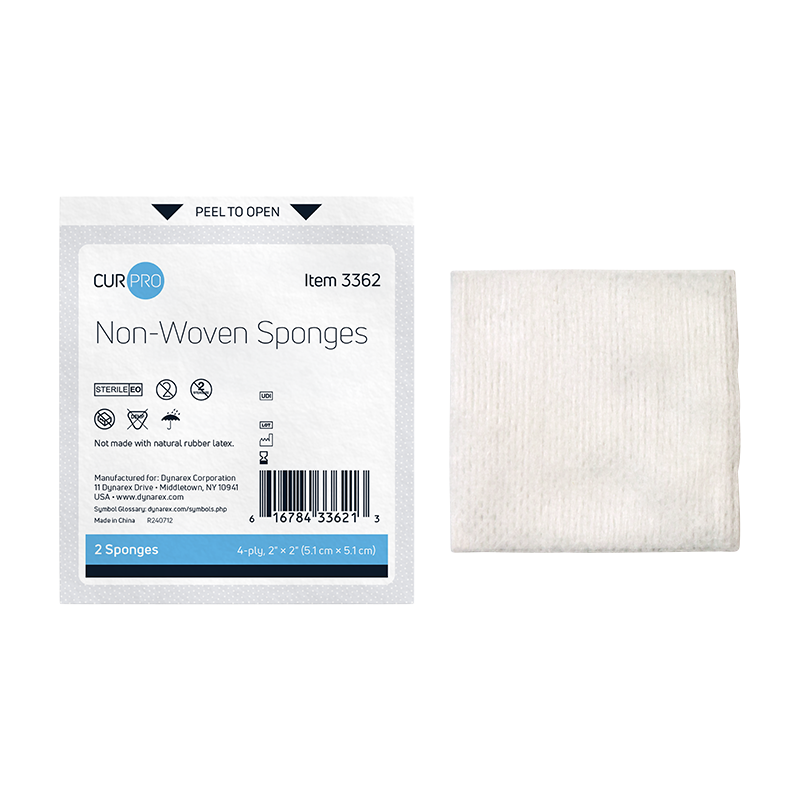 Dynarex Non-Woven Sponge – Sterile 2’s