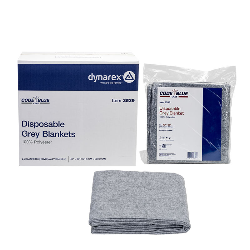 Dynarex Disposable Grey Blanket