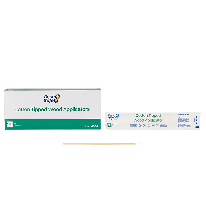 Dynarex Cotton Tipped Wood Applicators – Sterile