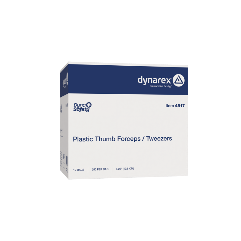 Dynarex Plastic Thumb Forceps Bulk
